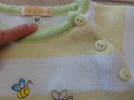 Pruhovaný svetřík s medvídkem, 92