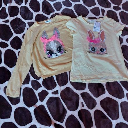 Komplet zajíček, h&m,122