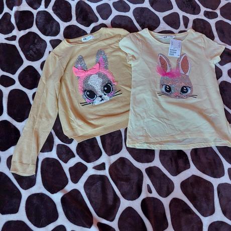 Komplet zajíček, h&m,122