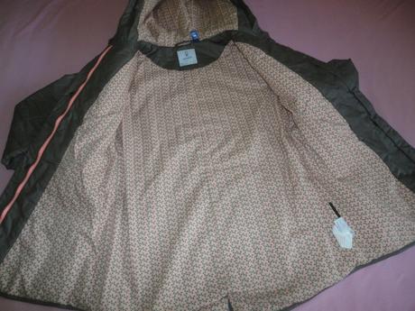 Přechodová, slabá zimní bunda okaidi, vel. 140-152, 146