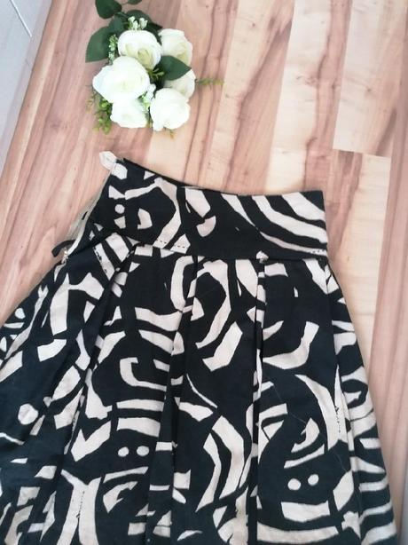 Plátěná sukně, h&m,34