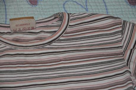 Bavlněné prouhaté tričko, na donošení, 98