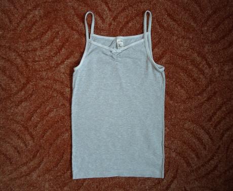 Bílé šedé tričko tílko, yigga,152