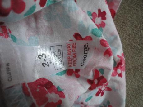 Vzdušné letní šatičky george, vel. 2-3 roky, george,98
