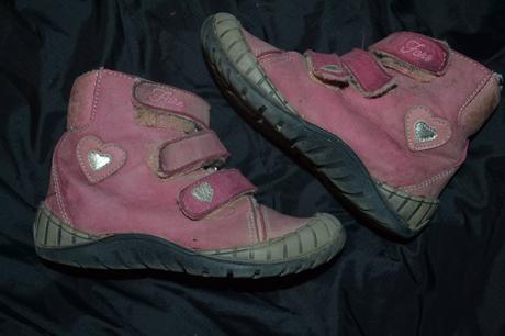 Kožené  zimní boty dívčí v.27, 27