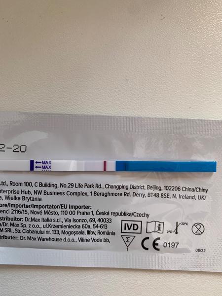 Obrázek těhotenského testu: Jsem těhotná?