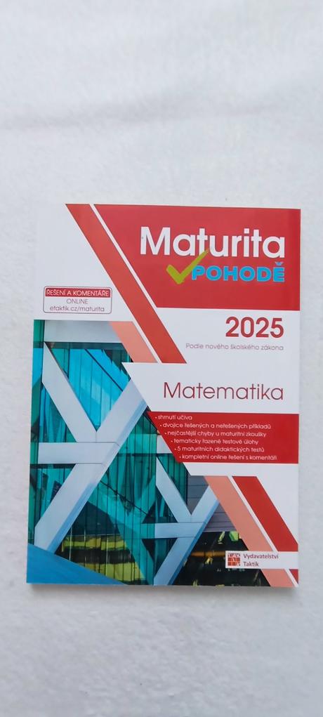 Maturita v pohodě - matematika 2025, 