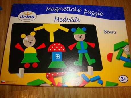 Magnetické puzzle medvědi, 