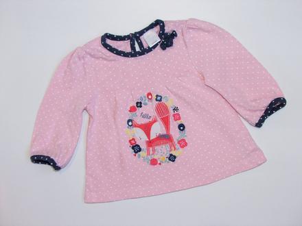 H175 dívčí růžové triko vel. 62, miniclub,62