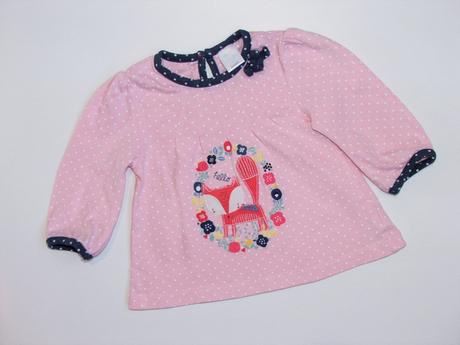 H175 dívčí růžové triko vel. 62, miniclub,62