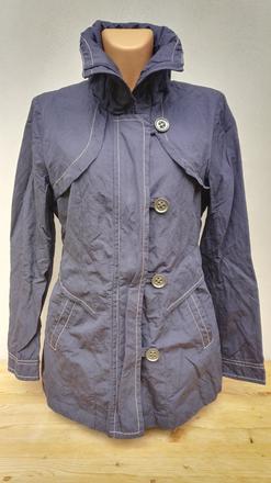 Modrý kabátek trenčkot jaro/podzim taifun - vel.38, 38