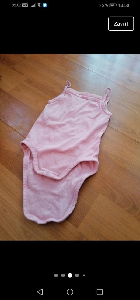 Dětské body na ramínka, h&m, h&m,86
