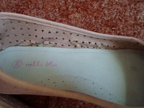 Růžové boty polobotky baleríny, nelli blu,36