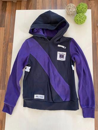 Fialová mikina, vel s, kangol, s