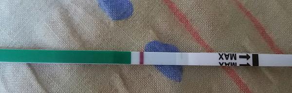 Na testu se objevila modrá půlčárka, co to znamená?