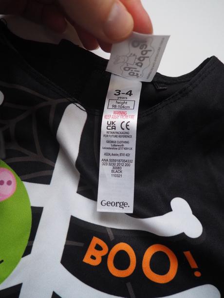 Kostým kostlivec vel 104,