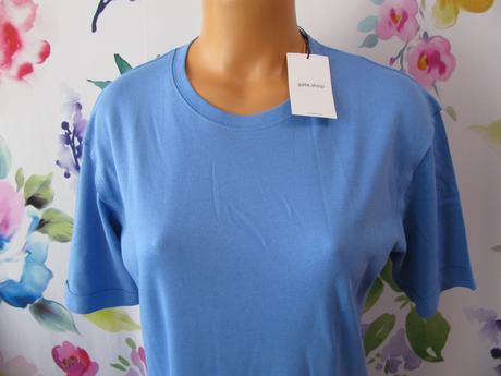 Bavlněné modré mini šaty, 38