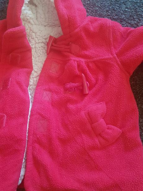 Dívčí fleesový kabátek značky george, vel. 0-3měsí, george,56
