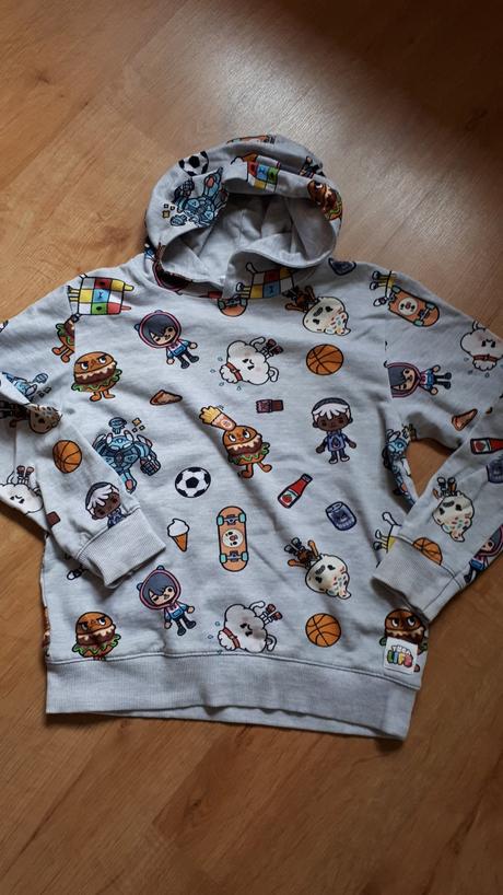 Lehčí, tenčí mikina, h&m,134