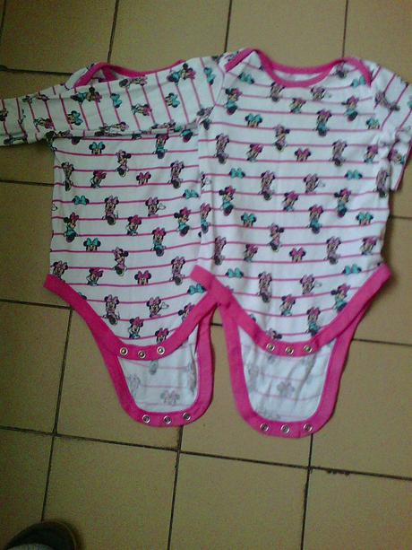 Set body s dlouhým rukávem, 80