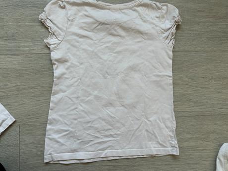 Dívčí bílé tričko, c&a palomino, vel. 134, c&a,134
