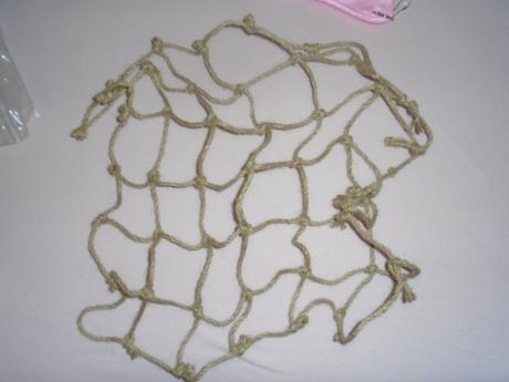 Síť papoušek doplňky provaz,