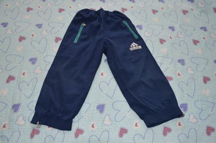 Šusťákové kalhoty, sportovní, adidas,110