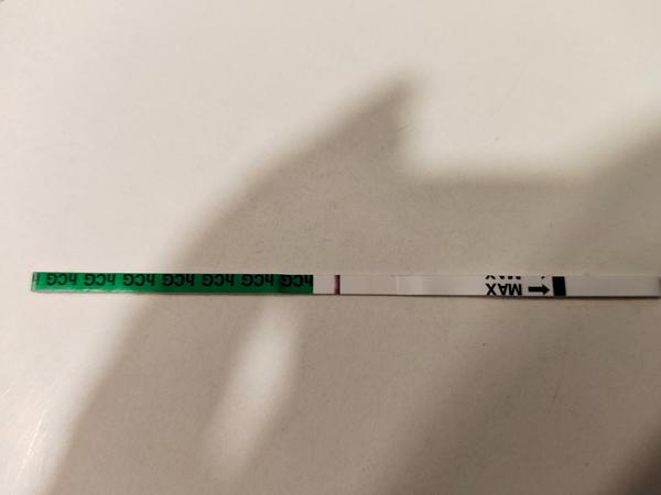 Je vidět druhá čárka na těhotenském testu?