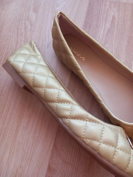 17 - béžové baleríny vel. 38 - n.o.v.é, 37 / 38