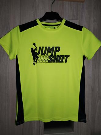 Sportovní triko neonové triko vel.134/140, 134