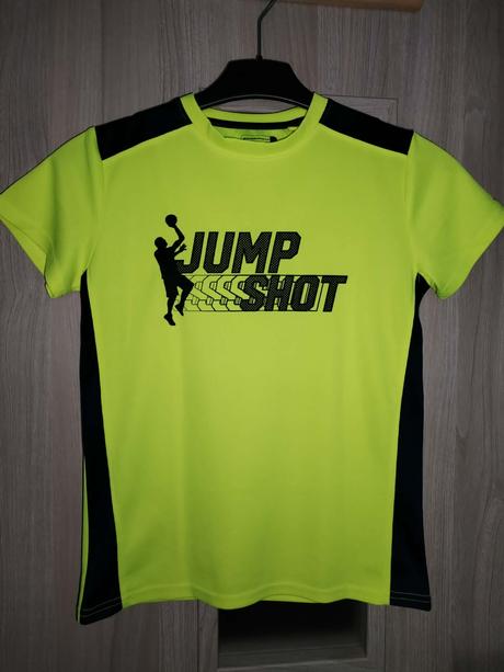 Sportovní triko neonové triko vel.134/140, 134