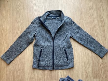 Mikina šedý melír, crivit,140