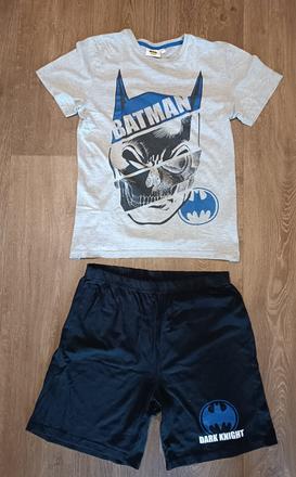 Letní chlapecké pyžamo, batman, vel. 158/164, 158