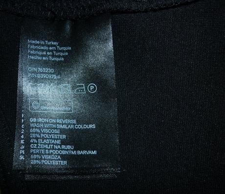 Černý top h&m, h&m,s