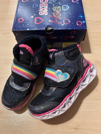 Boty - podzimní/zimní svítící skechers, skechers,30