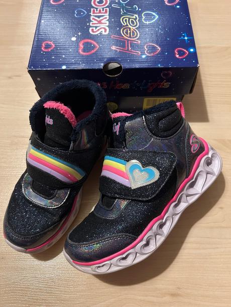 Boty - podzimní/zimní svítící skechers, skechers,30