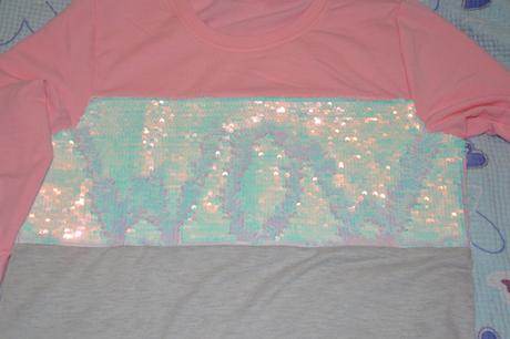 158 164 dívčí teplá mikina s měnícími flitry, lewro,158