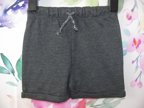 Chlapecké tmavě šedé šortky, teplákovina, george,98