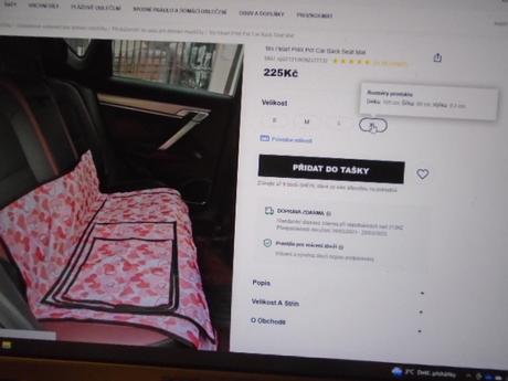Podložka auto do auta proti chlupům znečištění xl, 