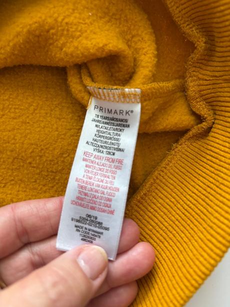 K1/ mikina - v.7/8 let, primark,128