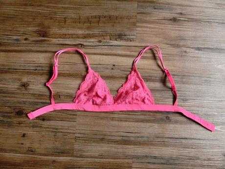 Růžová podprsenka bez kostic krajková tezenis, tezenis,75a