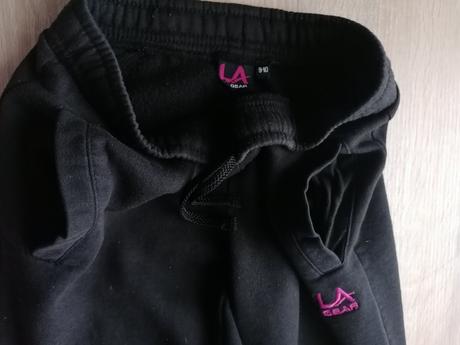 Černé tepláky la gear vel. 134 - 140, l.a. gear,134