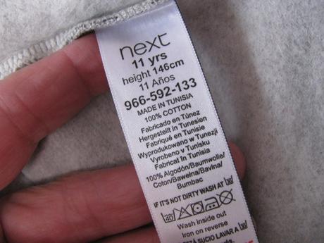 Šedá bavlněná maskáčová mikina, next,146