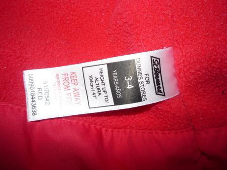 Teplá červená vesta, st. bernard,104