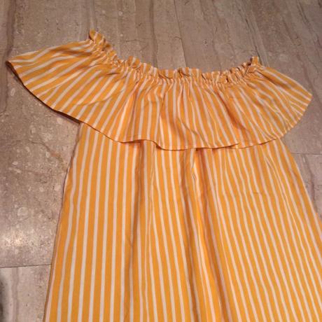 Lehké letní šaty s proužkem, primark,146