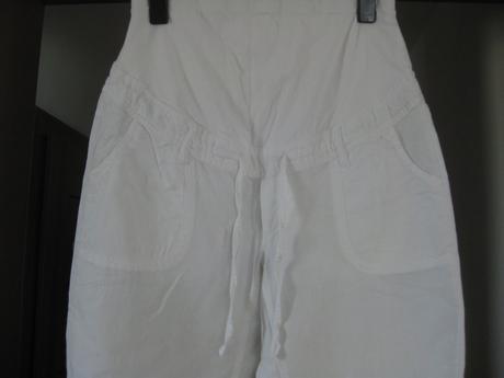 Letní bavlněné těhotenské kalhoty, c&a,40