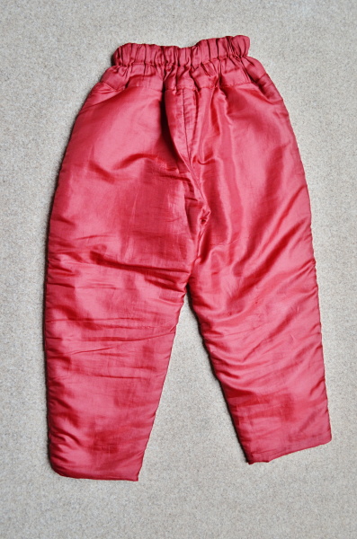 Zateplené kalhoty, 122