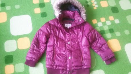 Dívčí zimní bunda vel 5-6 let, 116