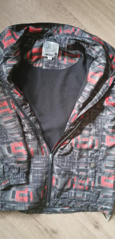 Zateplená šusťákovka, wolf,122