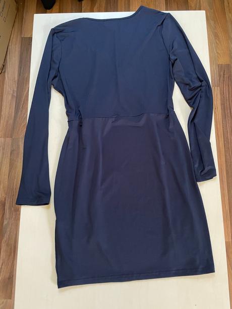Převin šaty s vázačkou, vel 42/l, cca l/xl, blue v, xl